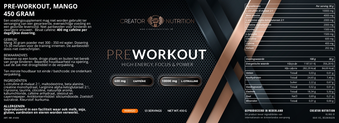 Pre - Workout - Afbeelding 5